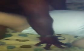 Cuckold wife plays on her bed - thumb 0