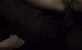 Spreading her legs while riding his BBC - thumb 2
