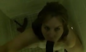 Somebody\\\'s Wife Sucking That Hung Nigga In the Bathroom - thumb 6