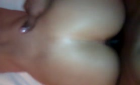 Big white ass is made for big black cock - thumb 0